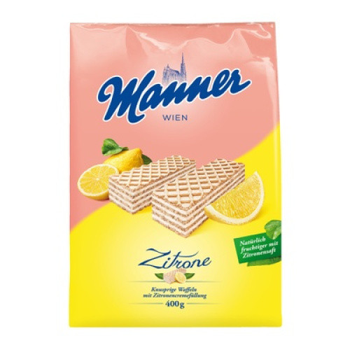 Manner Zitronen Schnitten 400g Manner Zitronen Schnitten 400g