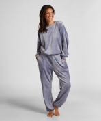 Jogginghose Velours  - Blau Jogginghose Velours  - Blau