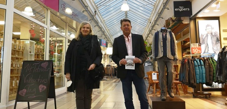 Kunstcafé in der Bismarckpassage