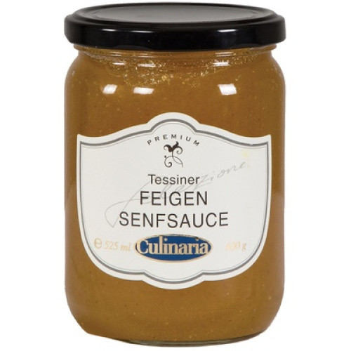Tessiner grüne Feigen Senfsauce 525ml Tessiner grüne Feigen Senfsauce 525ml