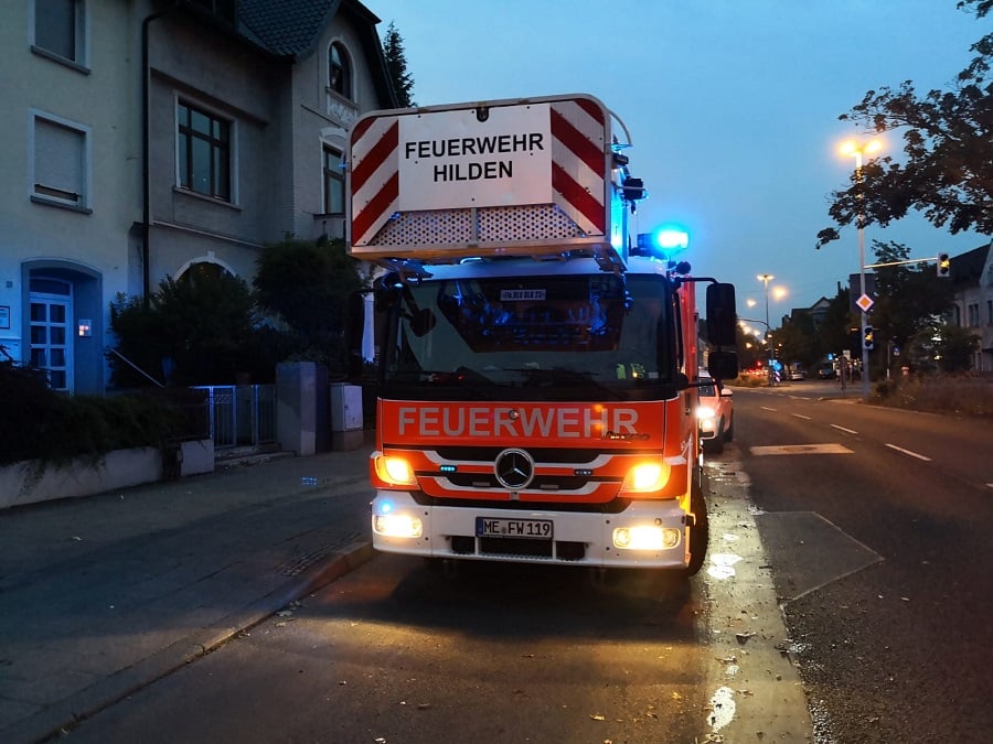 Unwetter-Hilden-Feuerwehr