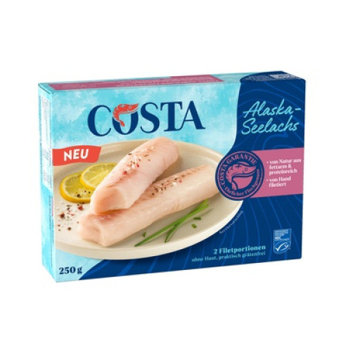 MSC Alaska-Seelachsfilet ohne Haut TK 250g MSC Alaska-Seelachsfilet ohne Haut TK 250g