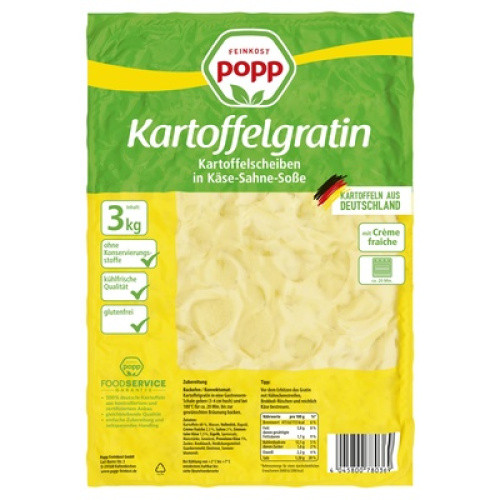 Kartoffelgratin frisch 3 kg Kartoffelgratin frisch 3 kg