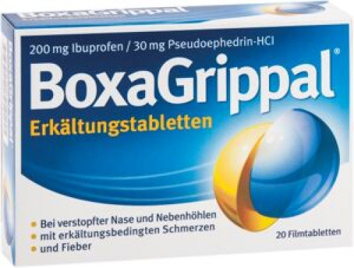 BoxaGrippal Erkältungstabletten 200mg/30mg FTA BoxaGrippal Erkältungstabletten 200mg/30mg FTA