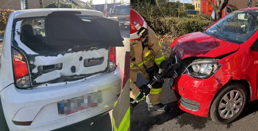 Vier Verletzte und hoher Sachschaden 