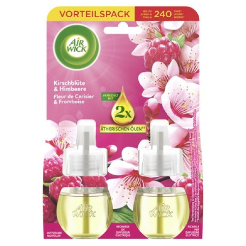 Air Wick Duftstecker Nachfüller Duo Kirschblüte und Himbeere 2x19ml Air Wick Duftstecker Nachfüller Duo Kirschblüte und Himbeere 2x19ml