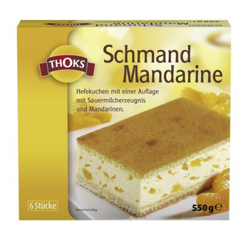 Thoks Schmand Mandarinen Kuchen TK 550g Thoks Schmand Mandarinen Kuchen TK 550g