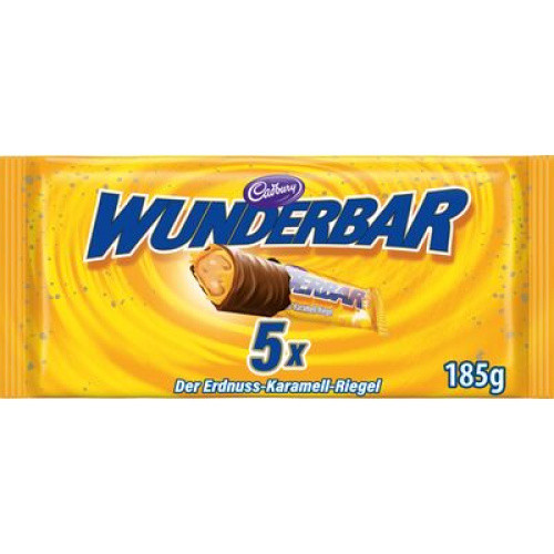 Cadbury Wunderbar Riegel 185g Cadbury Wunderbar Riegel 185g