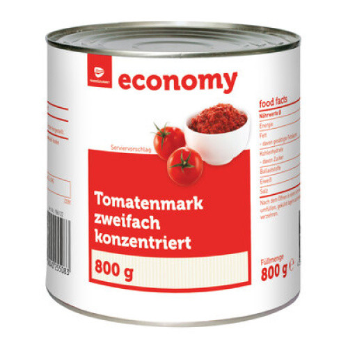 Tomatenmark zweifach konzentriert 850ml Tomatenmark zweifach konzentriert 850ml