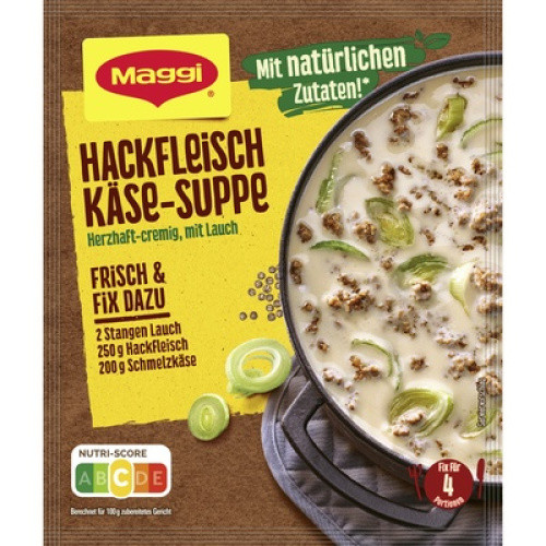 Maggi Fix Hackfleisch-Käse-Topf mit Lauch 20ml Maggi Fix Hackfleisch-Käse-Topf mit Lauch 20ml