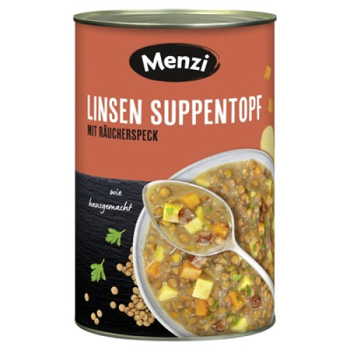 Linsen Suppentopf mit Räucherspeck 4200g Linsen Suppentopf mit Räucherspeck 4200g