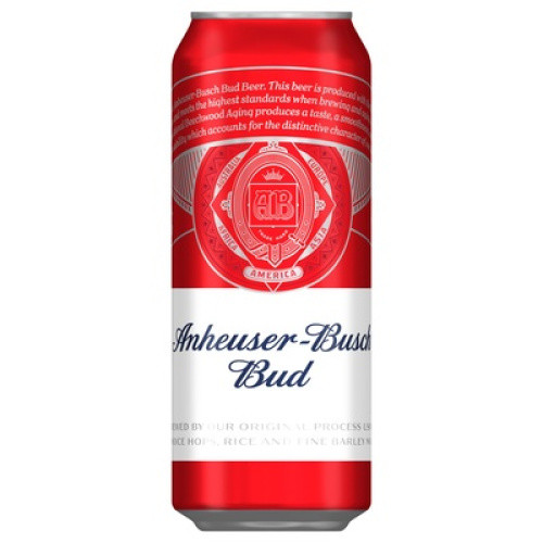 Anheuser-Busch Bud Lagerbier 0,5l Anheuser-Busch Bud Lagerbier 0,5l
