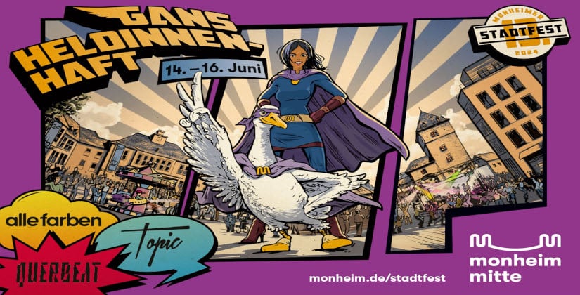  Das Motto lautet „Gans heldinnenhaft“