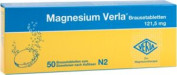 MAGNESIUM VERLA Brausetabletten MAGNESIUM VERLA Brausetabletten