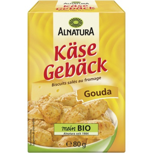 Bio Knusper Käsegebäck Gouda 80g Bio Knusper Käsegebäck Gouda 80g