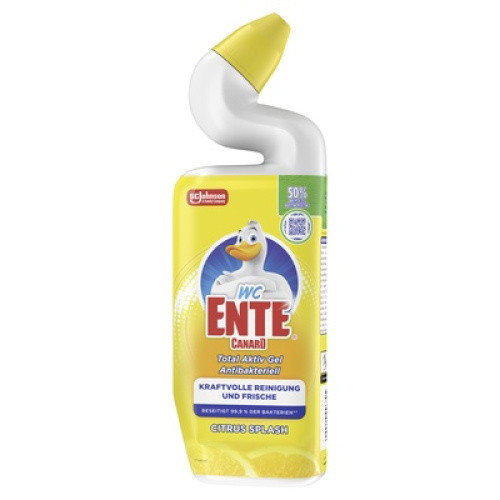 WC-Ente Total Aktiv Gel WC-Reiniger Citrus Splash 750ml WC-Ente Total Aktiv Gel WC-Reiniger Citrus Splash 750ml