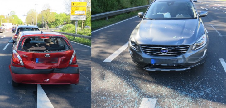Betrunkener Autofahrer verursacht Auffahrunfall