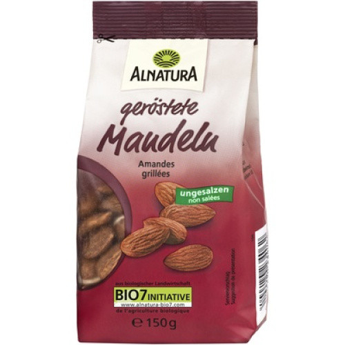 Bio Mandeln geröstet ungesalzen 150g Bio Mandeln geröstet ungesalzen 150g