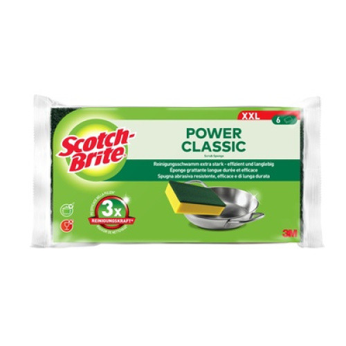 Scotch-Brite Classic Reinigungsschwamm XXL 6St Scotch-Brite Classic Reinigungsschwamm XXL 6St