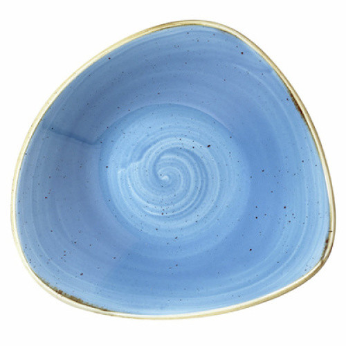 Schale ´Stonecast´ dreieckig in cornflower blue, Ø 23,5 cm Schale ´Stonecast´ dreieckig in cornflower blue, Ø 23,5 cm