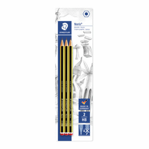 Bleistift Noris HB 3St BK 3St Bleistift Noris HB 3St BK 3St