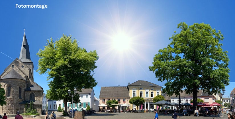 "Rote Ampel" wegen zu viel Versiegelung – "grün" bei Grünflächen – Stadt legt Hitzeaktionsplan auf "Rote Ampel" wegen zu viel Versiegelung – "grün" bei Grünflächen – Stadt legt Hitzeaktionsplan auf