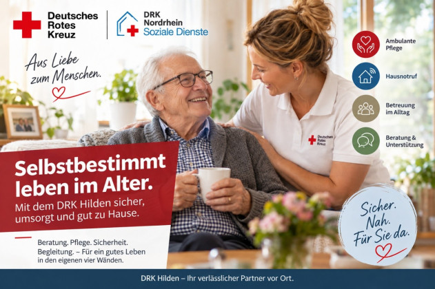 Wie das DRK ambulante Dienste Hilden Senioren und Angehörige unterstützt
