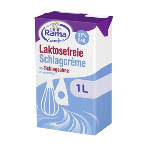 Laktosefreie Schlagcreme frisch 1L Laktosefreie Schlagcreme frisch 1L