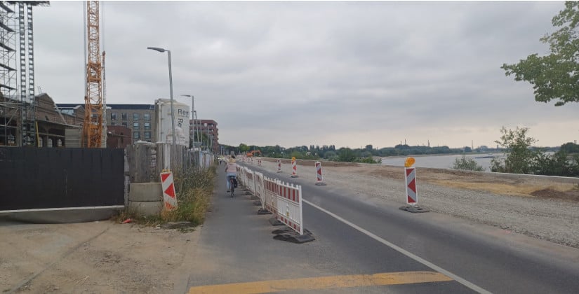 Flaniermeile am Rhein entsteht Flaniermeile am Rhein entsteht