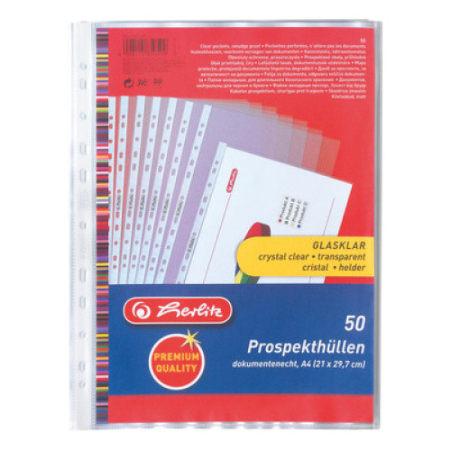 PH A4 glasklar Premium 50St PH A4 glasklar Premium 50St