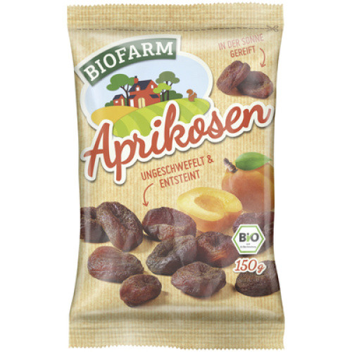 Bio Aprikosen ungeschwefelt & entsteint getrocknet 150g Bio Aprikosen ungeschwefelt & entsteint getrocknet 150g