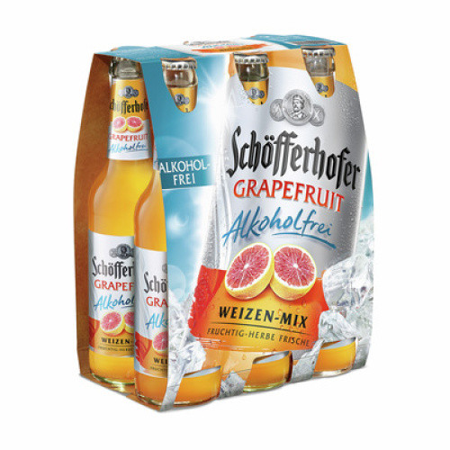 Schöfferhofer Grapefruit alkoholfrei 6x0,33L Schöfferhofer Grapefruit alkoholfrei 6x0,33L