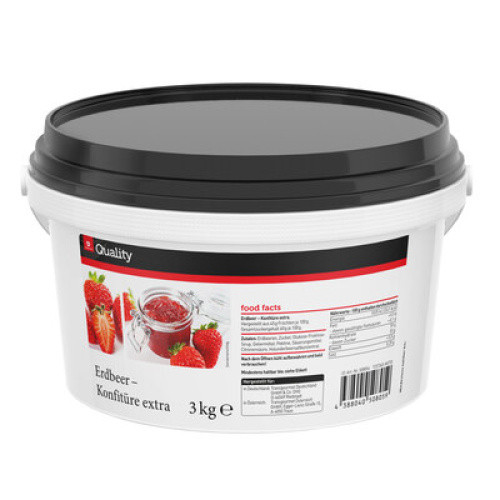 Transgourmet Quality Konfitüre Extra Erdbeer 3kg Transgourmet Quality Konfitüre Extra Erdbeer 3kg