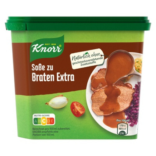 Knorr Soße zu Braten Extra 280g (erg. 2,5l) Knorr Soße zu Braten Extra 280g (erg. 2,5l)