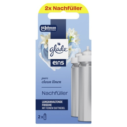 Glade eins Nachfüller Pure Clean Linen 2x10ml Glade eins Nachfüller Pure Clean Linen 2x10ml