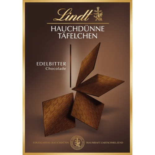 Hauchdünne Täfelchen Zartbitter 125G Hauchdünne Täfelchen Zartbitter 125G