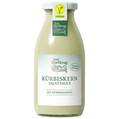 Kürbiskern Dressing zum Dorfkrug frisch 250ml Kürbiskern Dressing zum Dorfkrug frisch 250ml
