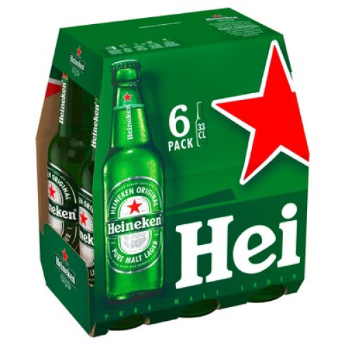 Heineken Pils 6x0,33l Heineken Pils 6x0,33l