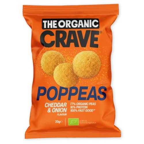 Bio Protein PopPeas Cheddar & Onion 23g Bio Protein PopPeas Cheddar & Onion 23g