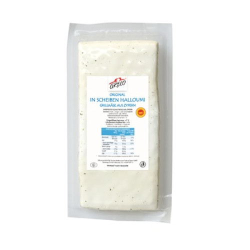 Halloumi g.U. in Scheiben 43% frisch ca.1kg Halloumi g.U. in Scheiben 43% frisch ca.1kg