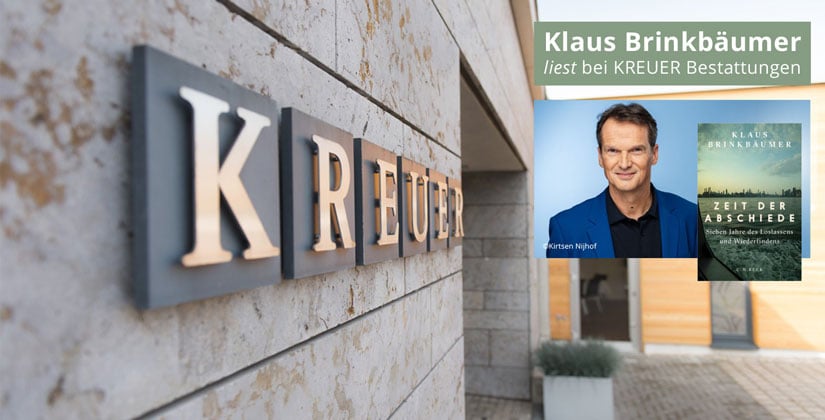 Klaus Brinkbäumer erzählt von seiner „Zeit der Abschiede – Sieben Jahre des Loslassens und Wiederfindens“
