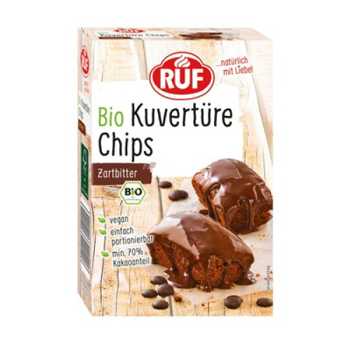 Bio Kuvertüre Chips Zartbitter 150g Bio Kuvertüre Chips Zartbitter 150g