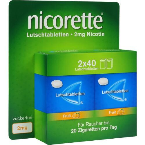 Nicorette Fruit 2 mg Lutschtabletten Nicorette Fruit 2 mg Lutschtabletten