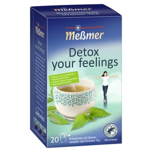 Meßmer Detox Brennnessel & Grüner Tee 20x2g Meßmer Detox Brennnessel & Grüner Tee 20x2g