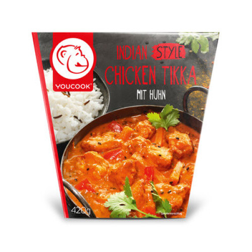 Indian Style Chicken Tikka frisch 420g Indian Style Chicken Tikka frisch 420g