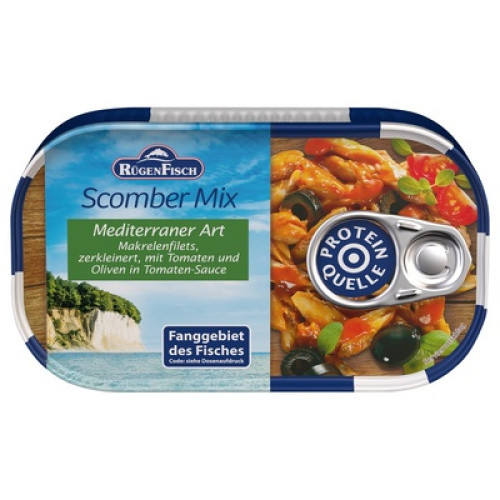 MSC Rügen Fisch Scomber Mix Mediterraner Art 120g MSC Rügen Fisch Scomber Mix Mediterraner Art 120g