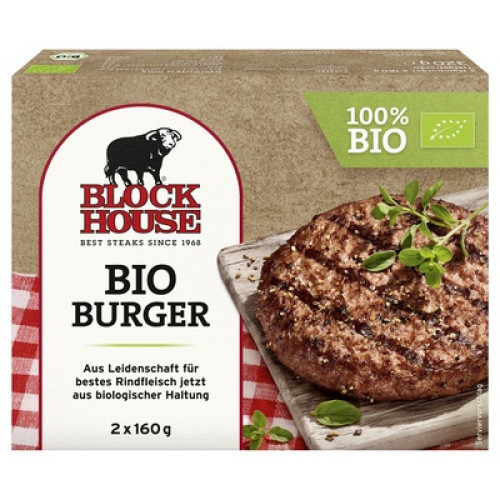 Block House Bio Burger TK 2x160g Block House Bio Burger TK 2x160g
