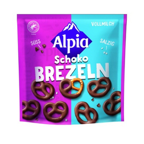 Alpia Schoko Brezeln Vollmilch 140g Alpia Schoko Brezeln Vollmilch 140g