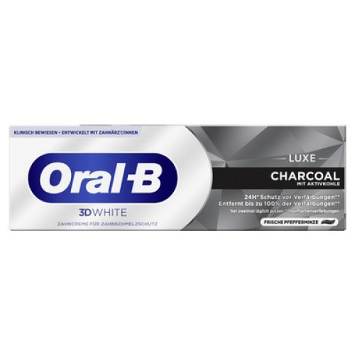 Oral-B 3D White Luxe Charcoal 75ml Oral-B 3D White Luxe Charcoal 75ml