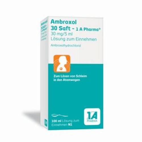 Ambroxol 30 Saft-1A Pharma Ambroxol 30 Saft-1A Pharma